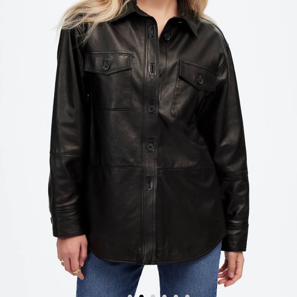 Madewell Black Leather Jacket Timeless Style